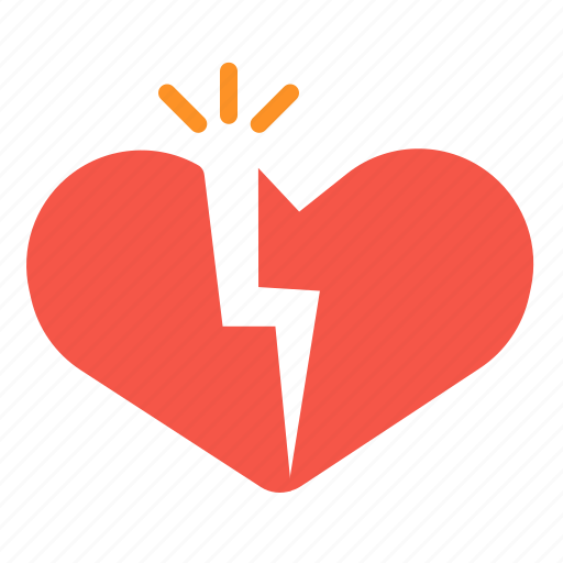 Broken, heart, heartbreak, love, sad icon - Download on Iconfinder