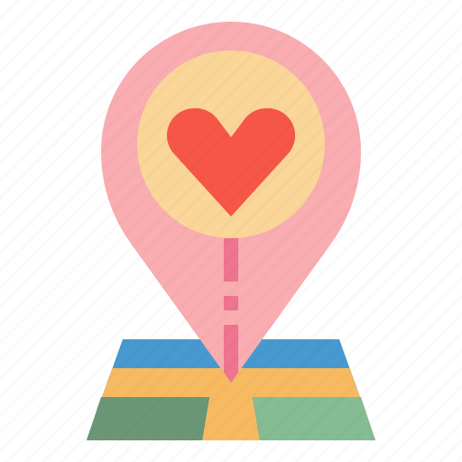 Gps, heart, location, love, map, maps icon - Download on Iconfinder