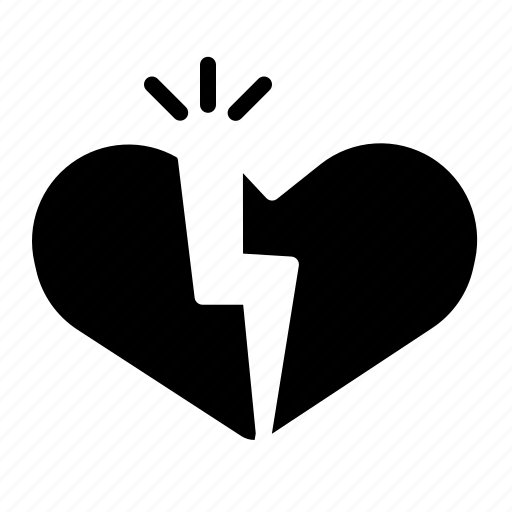 Broken, heart, heartbreak, love, sad icon - Download on Iconfinder