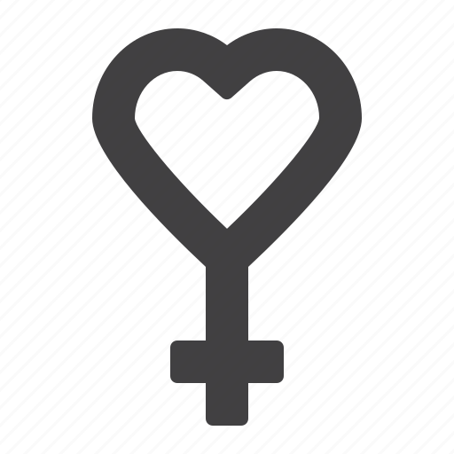 Female, gender, heart, sex, woman icon - Download on Iconfinder