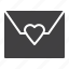 envelope, heart, love, mail 