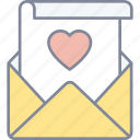 love, letter, envelope, mail