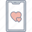 dating, app, mobile, hearts 