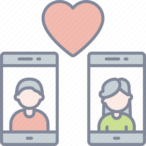 Online, dating, internet, mobile phone icon - Download on Iconfinder