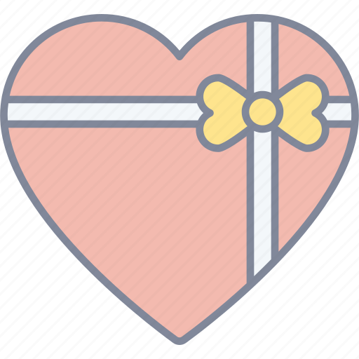 Heart, gift, present, giftbox, surprise icon - Download on Iconfinder