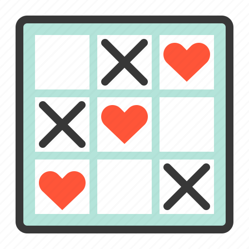 Dating, heart, heart ox game, love, ox game icon - Download on Iconfinder