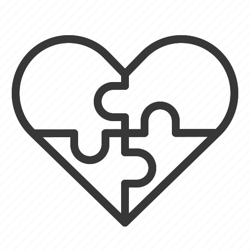 Dating, heart, jigsaw, love, puzzle icon - Download on Iconfinder