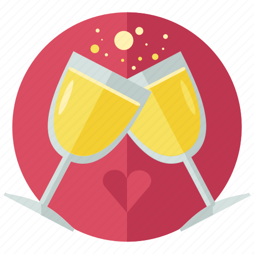 Beverage, celebrate, drink, glass, love, marriage, toast icon - Download on Iconfinder