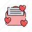 love, mail, message, valentine 