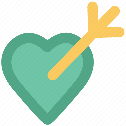 Affection, arrow, heart, love, love archery, love target, romantic icon - Download on Iconfinder