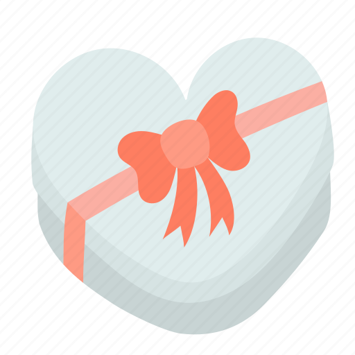Gift, box, present, heart, valentine icon - Download on Iconfinder