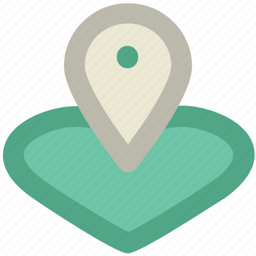 Dating, favorite location, heart, map pin, romance, sentiments, valentine day icon - Download on Iconfinder