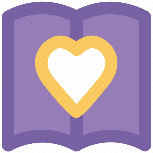 Heart sign, love, love inspirations, memo, memories, opened diary, romantic feelings icon - Download on Iconfinder