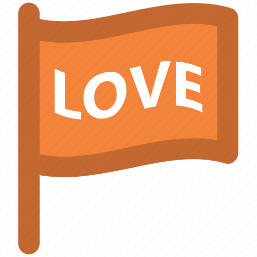 Desire, feelings, flag, love theme, love word, passion, sentimental icon - Download on Iconfinder