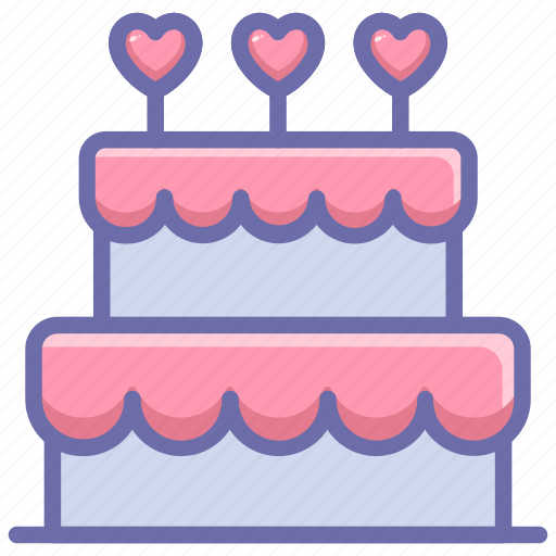 Cake, celebrate, heart, love, valentine, wedding cake icon - Download on Iconfinder