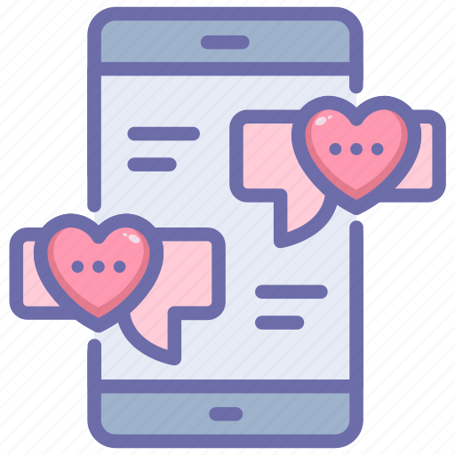 Chat, heart, love, love chat, message, valentine icon - Download on Iconfinder