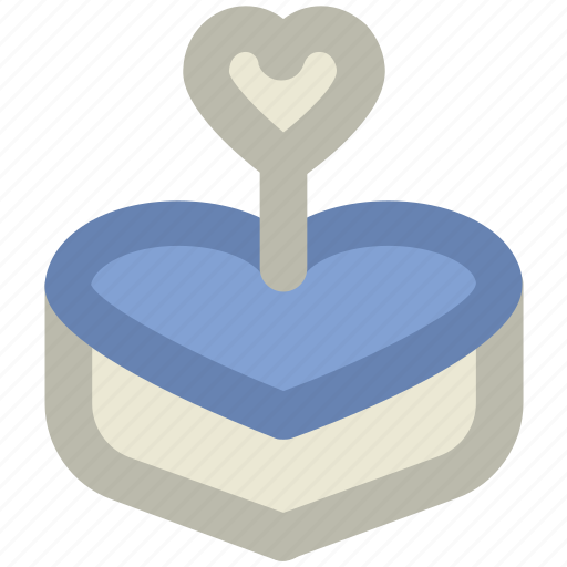 Anniversary, cake, candle, heart shaped, love, valentine day, wedding icon - Download on Iconfinder