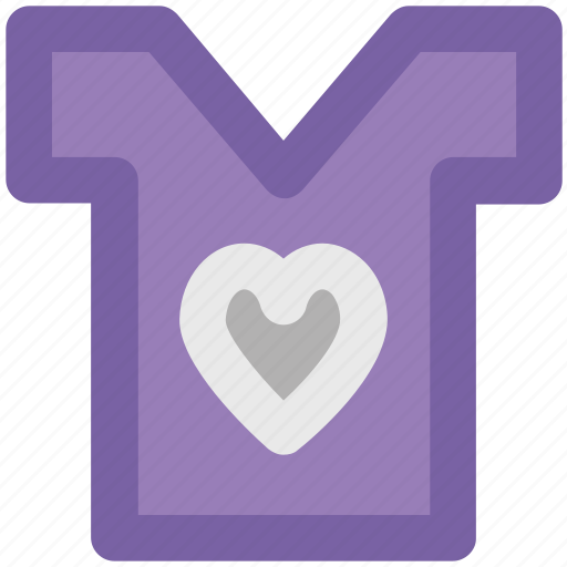 Heart sign, love, love inspirations, romantic, tee shirt, valentine day icon - Download on Iconfinder