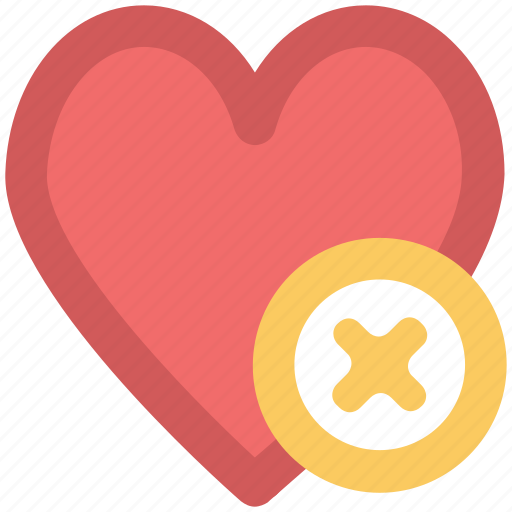 Delete sign, infographic element, like, love, love heart, love sign, passion icon - Download on Iconfinder