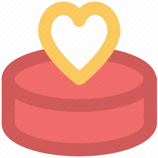 Cake, dessert, food, happiness, heart candle, heart sign, valentine day icon - Download on Iconfinder