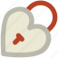 heart shaped, love secret, padlock, privacy, relationship protection, romantic, secret feelings 