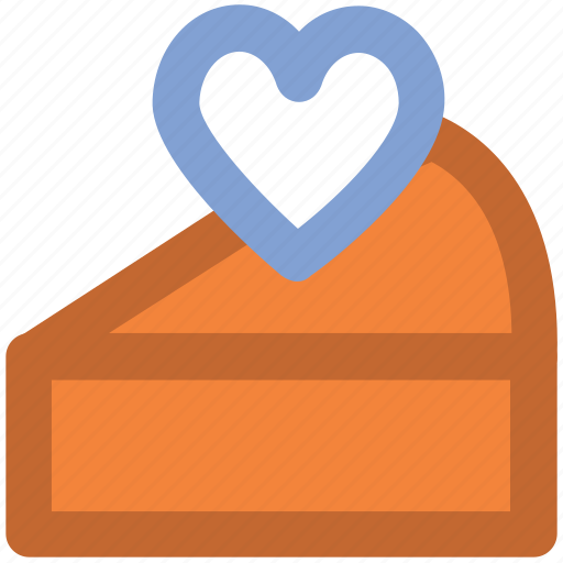 Cake, dessert, food, happiness, heart sign, valentine day icon - Download on Iconfinder