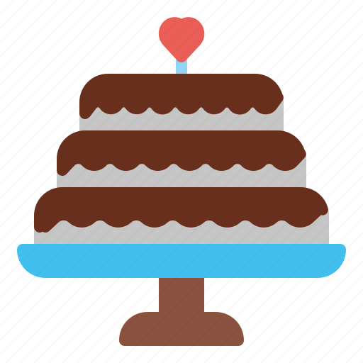 Cake, love, romance, romantic, wedding icon - Download on Iconfinder