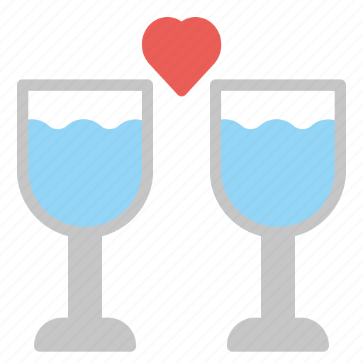 Champagne, love, romance, romantic, wedding icon - Download on Iconfinder