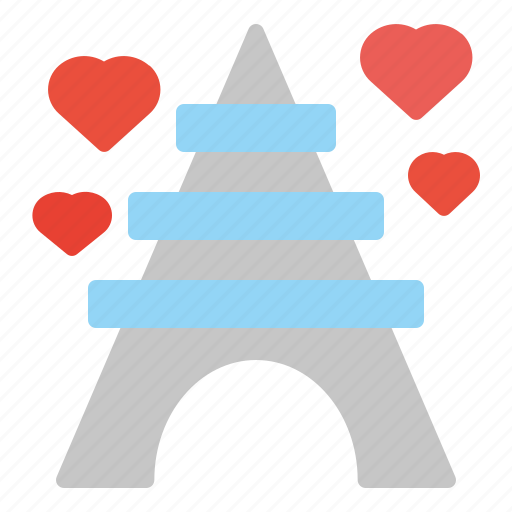 Eiffel, love, romance, romantic, tower, wedding icon - Download on Iconfinder