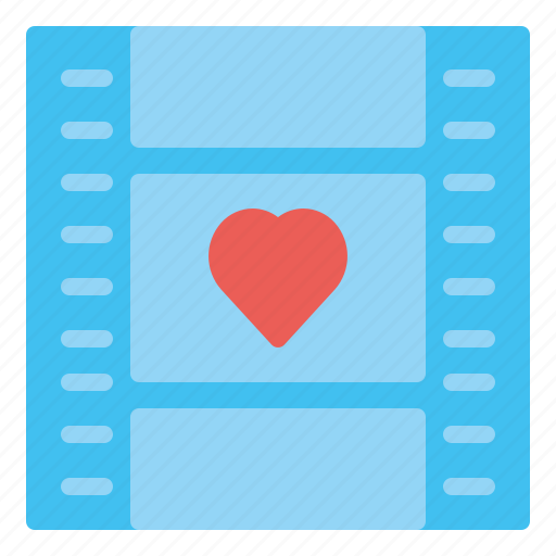 Film, love, reel, romance, romantic, wedding icon - Download on Iconfinder