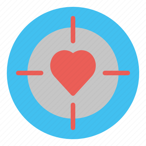 Love, romance, romantic, target, wedding icon - Download on Iconfinder