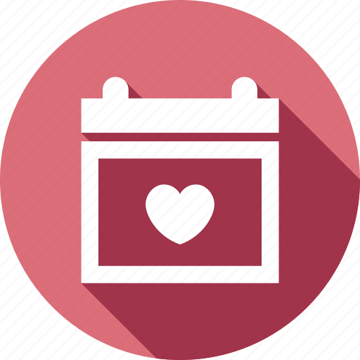 Calendar, date, love, schedule, valentine icon - Download on Iconfinder