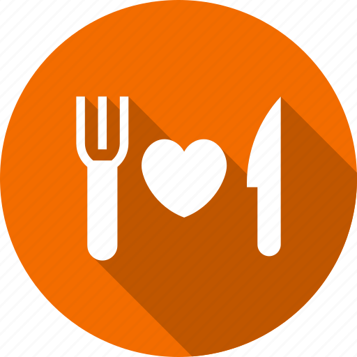 Dining, fork, heart, love, plate, sign, wedding icon - Download on Iconfinder