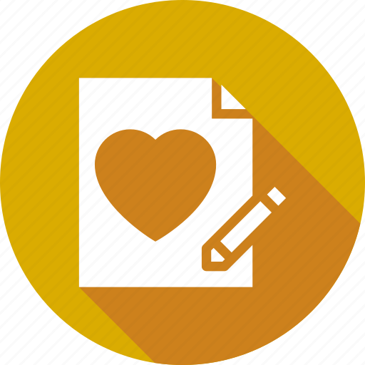 Heart, letter, love, valentine, wedding, write icon - Download on Iconfinder