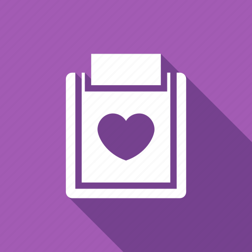 Business, clipboard, data, document, file, love, paper icon - Download on Iconfinder