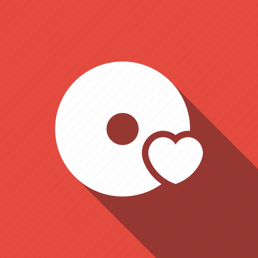 Cd, favorite, heart, love, sign, songs icon - Download on Iconfinder