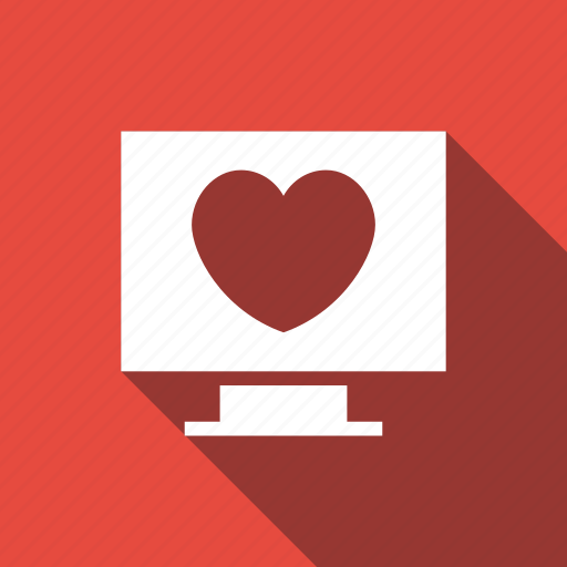Computer, device, love, passion, romance, screen, tv icon - Download on Iconfinder