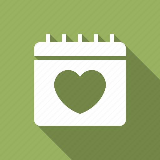 Calendar, date, dating, heart, love, relationship, valentine icon - Download on Iconfinder