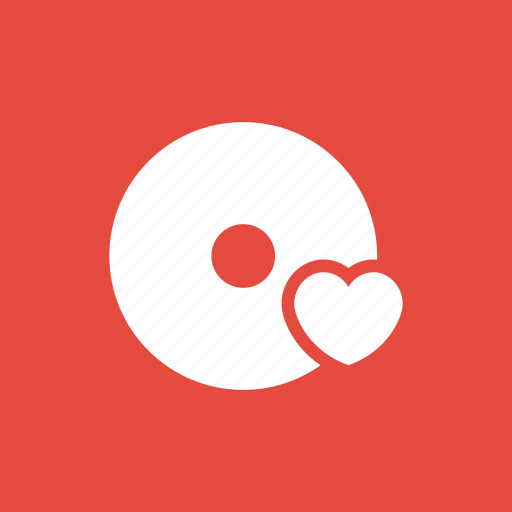 Cd, favorite, heart, love, sign, songs icon - Download on Iconfinder