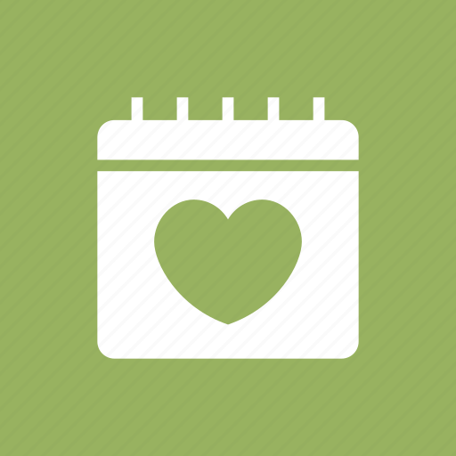 Calendar, date, dating, heart, love, relationship, valentine icon - Download on Iconfinder