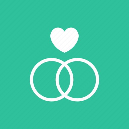 Engagement, heart, love, ring, together, wedding icon - Download on Iconfinder