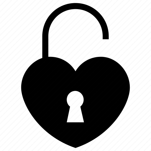 Heart, key, lock, love icon, loving, security, protection icon - Download on Iconfinder