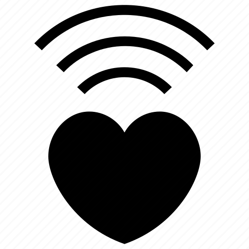 Internet, love, radio, valentine, wifi, wireless icon icon - Download on Iconfinder