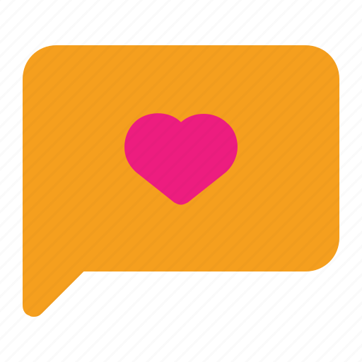 Love, romantic, valentine, chat, message, chating, communication icon - Download on Iconfinder