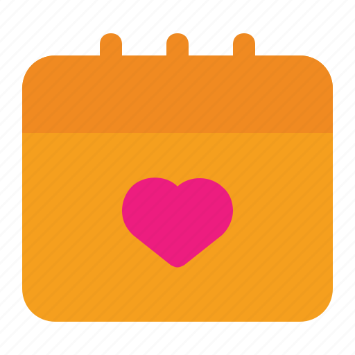 Love, romantic, valentine, date, schedule, agenda, time icon - Download on Iconfinder