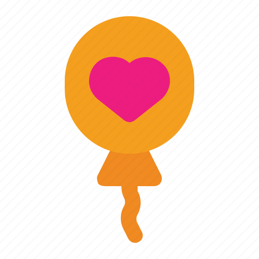 Love, romantic, valentine, balloon, party, valentines icon - Download on Iconfinder