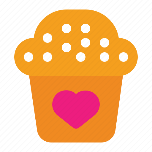 Love, romantic, valentine, cake, desert, romance, valentines icon - Download on Iconfinder