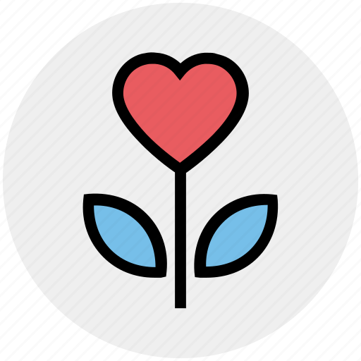 Clover, clover flower, flower, heart, love, love inspirations, valentine icon - Download on Iconfinder