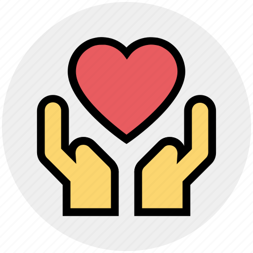 Care, hand, health insurance, heart, heart care, love, medical icon - Download on Iconfinder