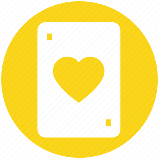 Ace, card, heart, love, playing card, poker, poker card icon - Download on Iconfinder